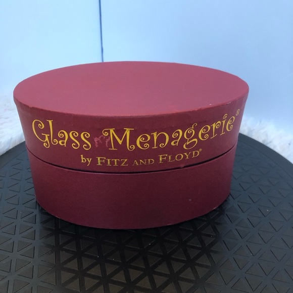 Fitz & Floyd Glass Menagerie Collection Christmas Wreath - Picture 3 of 10